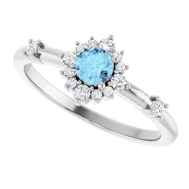 14k-white-gold-natural-aquamarine-&-1/6-ctw-natural-diamond-halo-style-ring