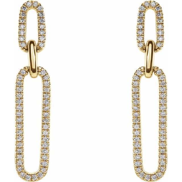 14k-yellow-gold-1/3-ctw-natural-diamond-link-earrings