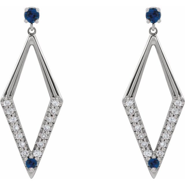 14k-white-gold-natural-blue-sapphire-&-3/8-ctw-natural-diamond-geometric-earrings