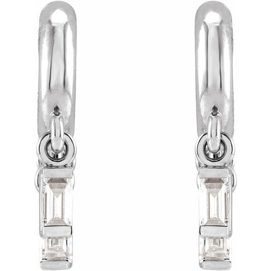 platinum-1/5-ctw-natural-diamond-fringe-hoop-earrings