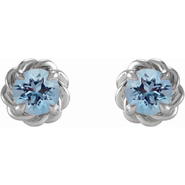 platinum--natural-aquamarine-claw-prong-rope-earrings