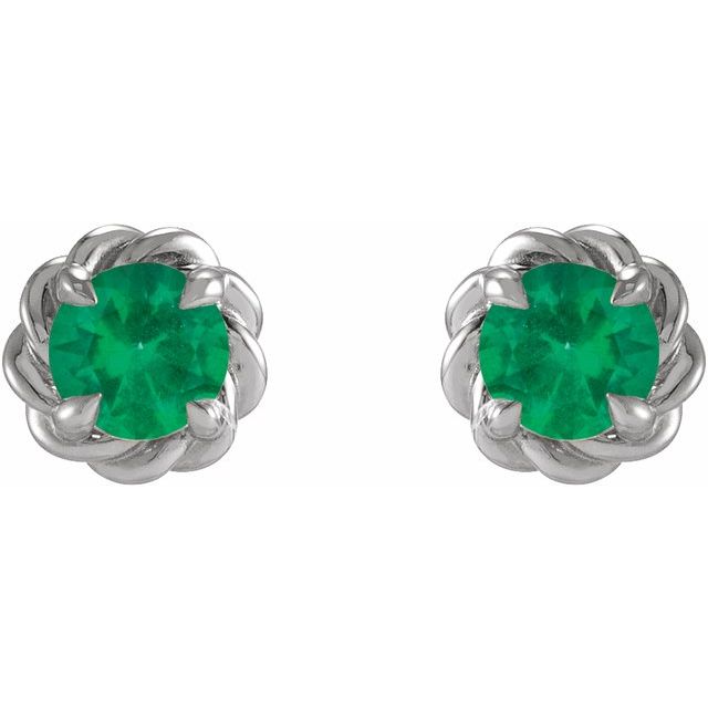 14k-white-gold--natural-emerald-claw-prong-rope-earrings