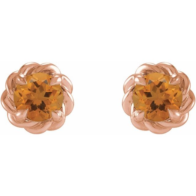 14k-rose-gold--natural-citrine-claw-prong-rope-earrings