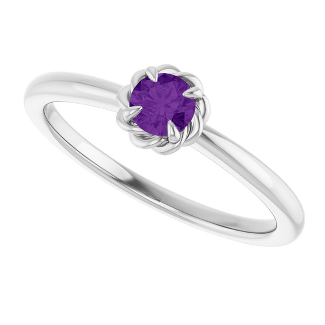 14k-white-gold-natural-amethyst-solitaire-rope-ring