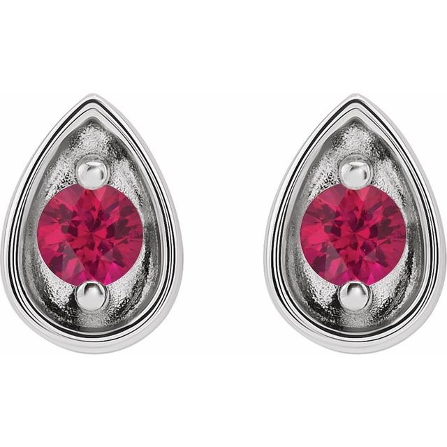 14k-white-gold--natural-ruby-teardrop-earrings