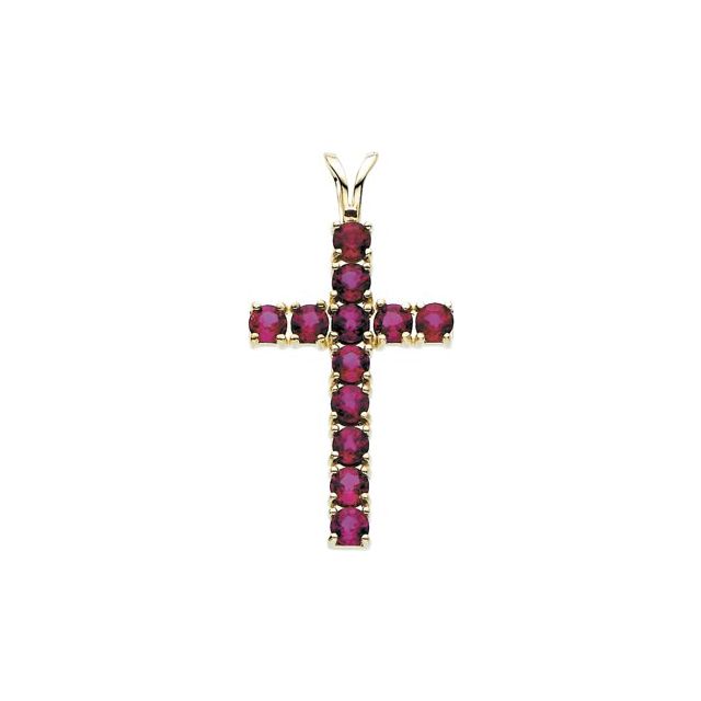 14k-yellow-gold-natural-ruby-cross-pendant