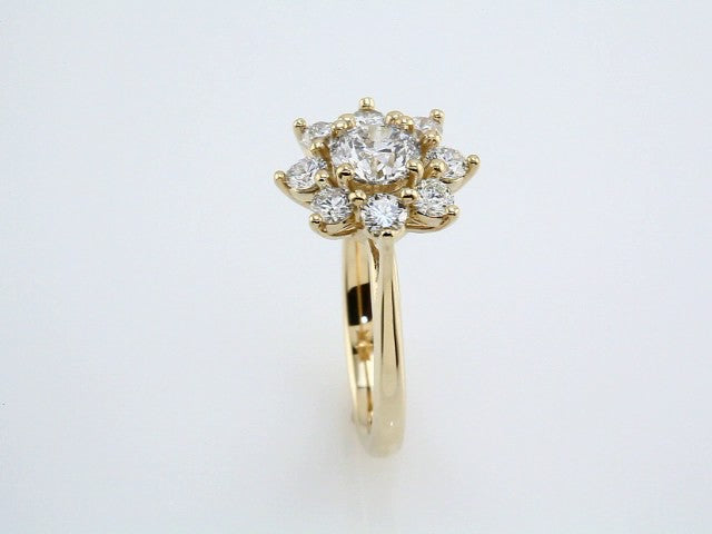 14k-yellow-gold-1-3/4-ctw-natural-diamond-cluster-ring