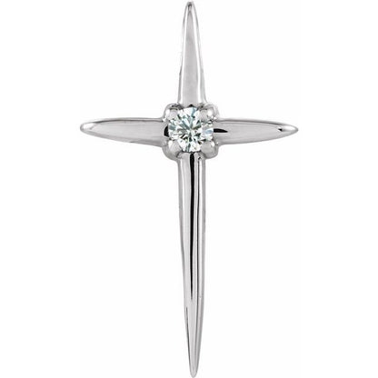14k-white-gold-.03-ct-natural-diamond-cross-pendant