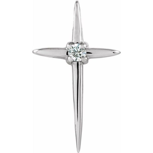 14k-white-gold-.03-ct-natural-diamond-cross-pendant