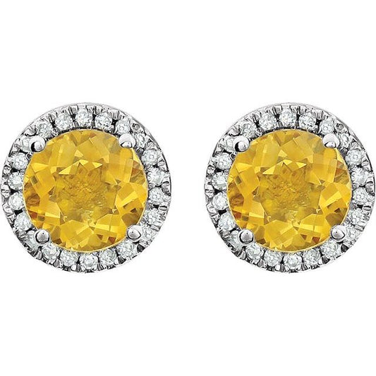 14k-white-gold-natural-citrine-&-1/8-ctw-natural-diamond-earrings