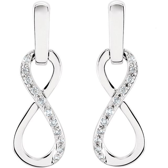 14k-white-gold-1/10-ctw-natural-diamond-infinity-inspired-earrings