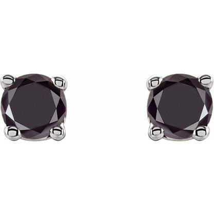 14k-white-gold-1/8-ctw-natural-black-diamond-earrings
