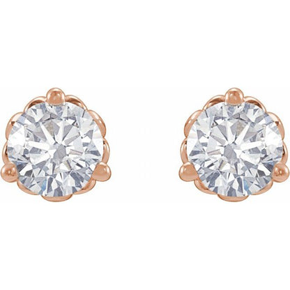 14k-rose-gold-1/3-ctw-natural-diamond-fleur-de-lis-earrings