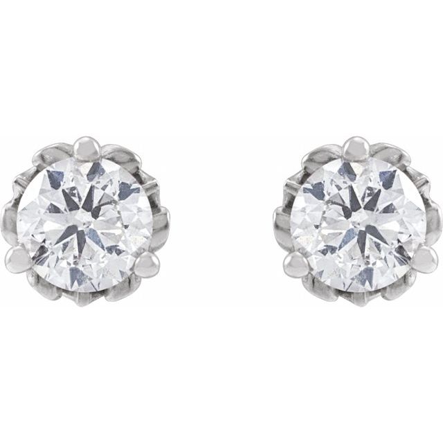 14k-white-gold-3/8-ctw-natural-diamond-vintage-inspired-earrings