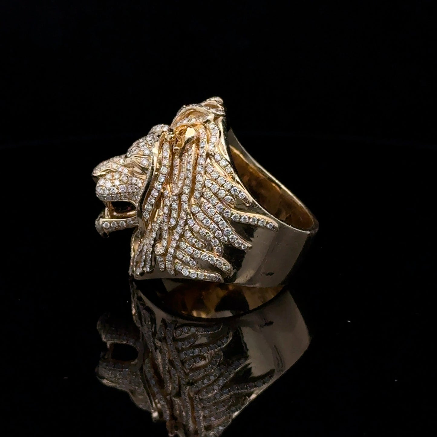 Lion Head Ring