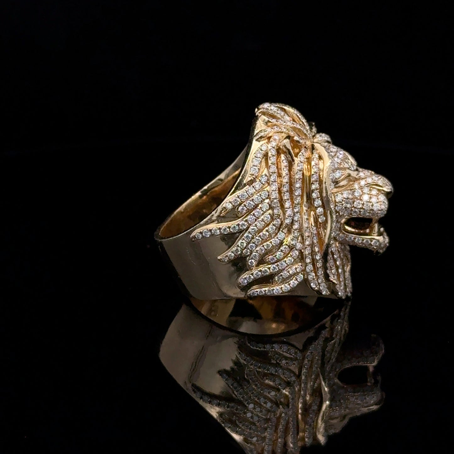 Lion Head Ring