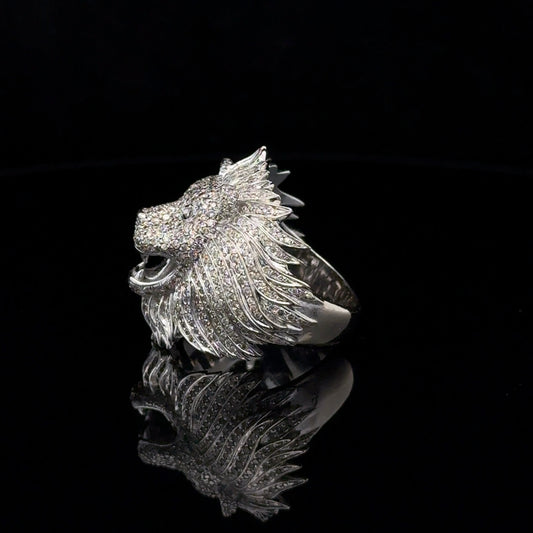 Lion Head Ring