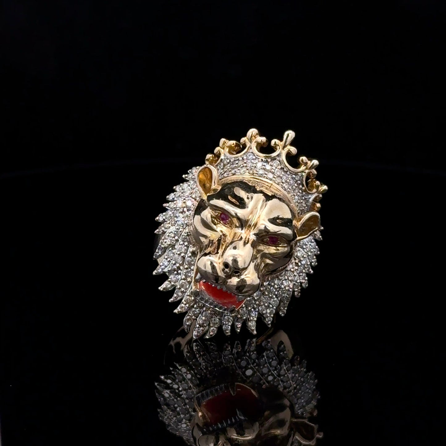 Lion Head Ring