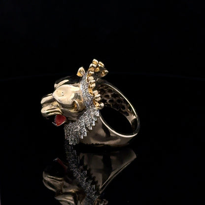 Lion Head Ring