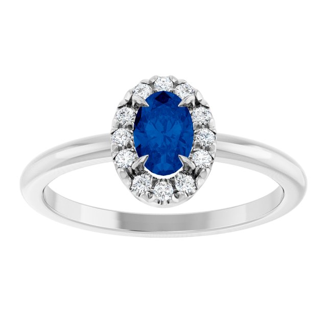 14k-white-gold-natural-blue-sapphire-&-1/10-ctw-natural-diamond-french-set-halo-style-ring