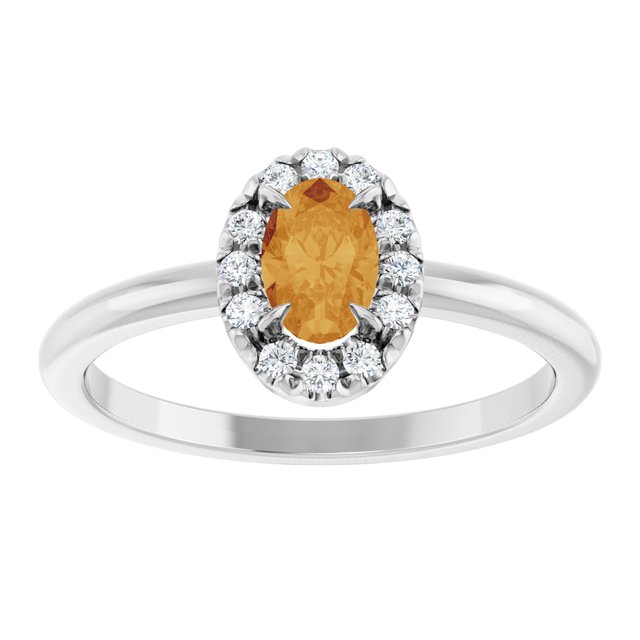 14k-white-gold-natural-citrine-&-1/10-ctw-natural-diamond-french-set-halo-style-ring