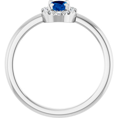 14k-white-gold-natural-blue-sapphire-&-1/10-ctw-natural-diamond-french-set-halo-style-ring