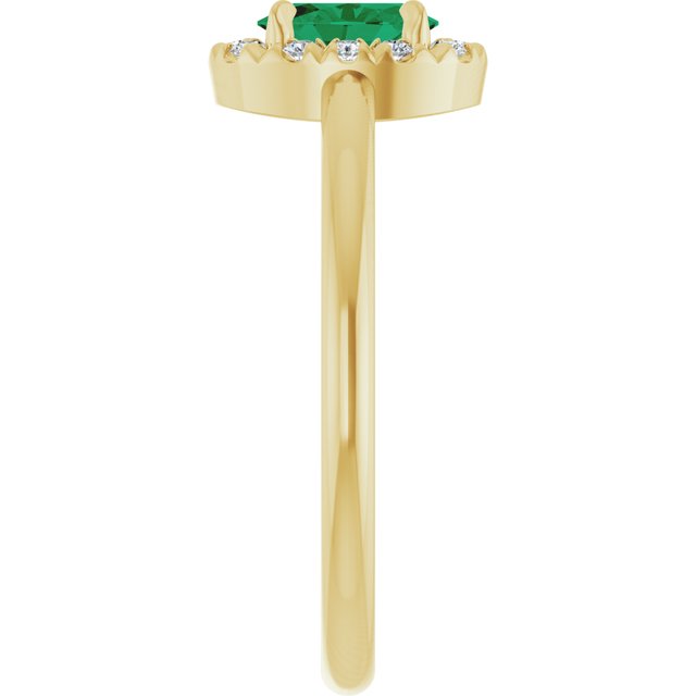14k-yellow-gold-natural-emerald-&-1/10-ctw-natural-diamond-french-set-halo-style-ring