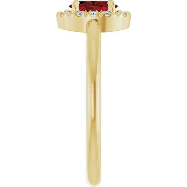 14k-yellow-gold-natural-mozambique-garnet-&-1/10-ctw-natural-diamond-french-set-halo-style-ring