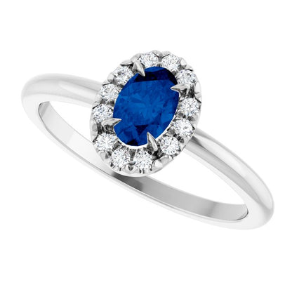 14k-white-gold-natural-blue-sapphire-&-1/10-ctw-natural-diamond-french-set-halo-style-ring