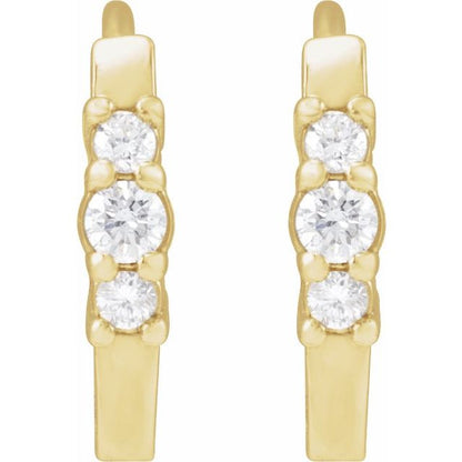14k-yellow-gold-1/8-ctw-natural-diamond-hinged--hoop-earrings