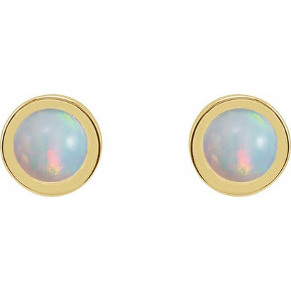 14k-yellow-gold-cabochon-natural-white-opal-bezel-set-solitaire-earrings