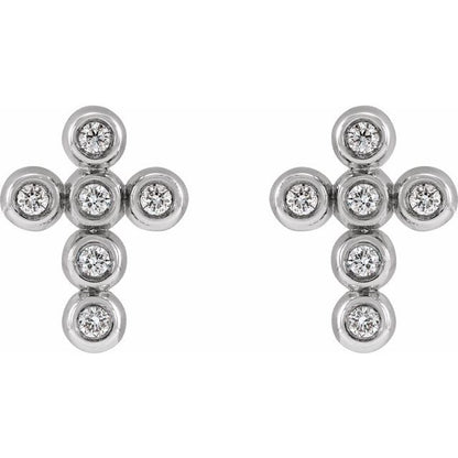14k-white-gold-.08-ctw-natural-diamond-cross-earrings