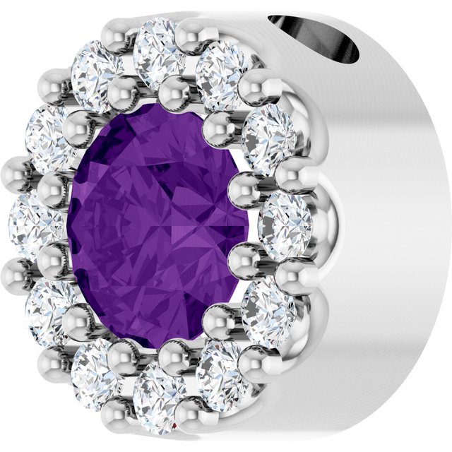 14k-white-gold-natural-amethyst-&-.08-ctw-natural-diamond-halo-style-pendant