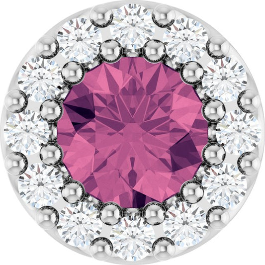 14k-white-gold-natural-pink-tourmaline-&-.08-ctw-natural-diamond-halo-style-pendant