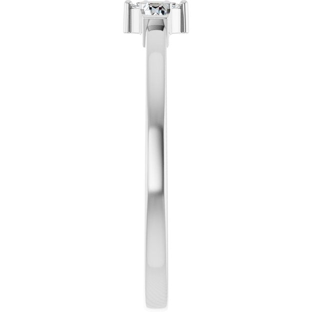 platinum-1/6-ctw-natural-diamond-semi-set-stackable-ring