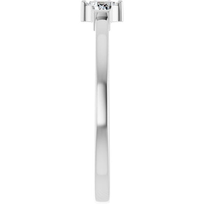 platinum-1/6-ctw-natural-diamond-semi-set-stackable-ring