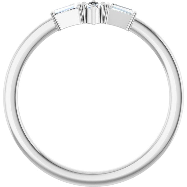 platinum-1/6-ctw-natural-diamond-semi-set-stackable-ring