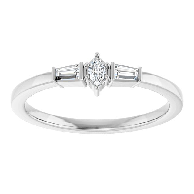 platinum-1/6-ctw-natural-diamond-semi-set-stackable-ring
