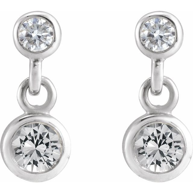 14k-white-gold-natural-white-sapphire-&-.05-ctw-natural-diamond-two-stone-earrings