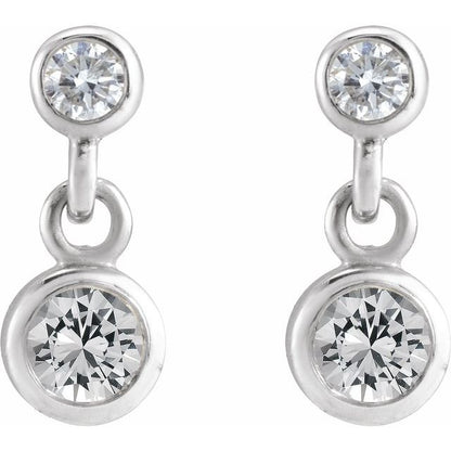 14k-white-gold-natural-white-sapphire-&-.05-ctw-natural-diamond-two-stone-earrings