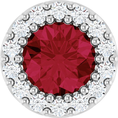 14k-white-gold-natural-ruby-&-1/10-ctw-natural-diamond-halo-style-pendant