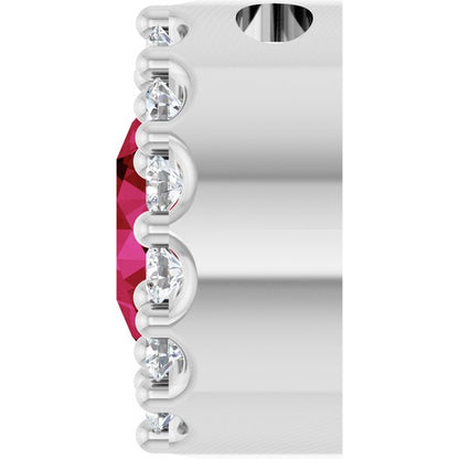 14k-white-gold-natural-ruby-&-1/10-ctw-natural-diamond-halo-style-pendant