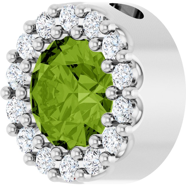 14k-white-gold-natural-peridot-&-1/10-ctw-natural-diamond-halo-style-pendant