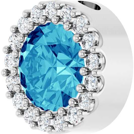 platinum-natural-blue-zircon-&-1/8-ctw-natural-diamond-halo-style-pendant