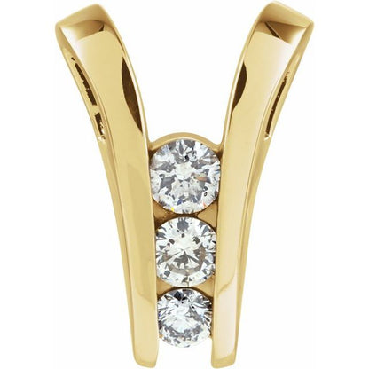 14k-yellow-gold-3/4-ctw-natural-diamond-three-stone-pendant