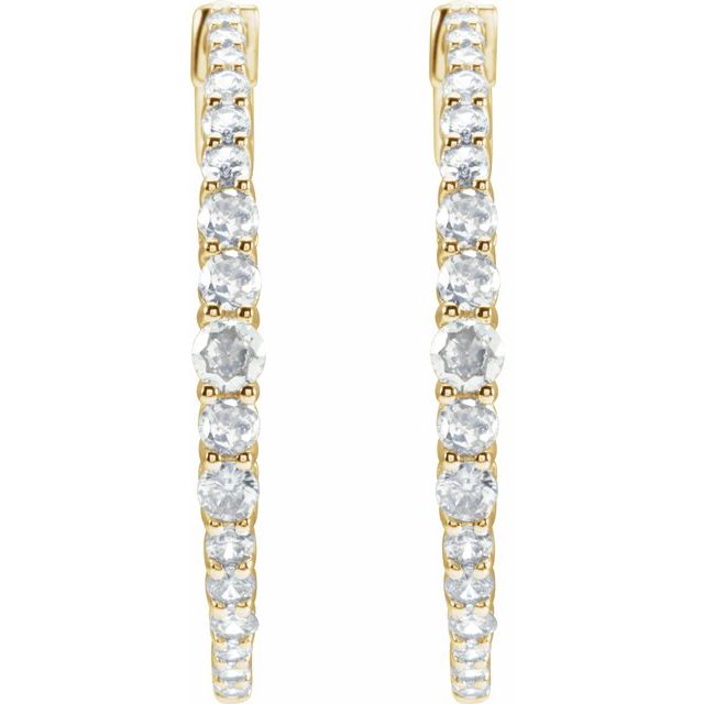 14k-yellow-gold-1-1/3-ctw-natural-diamond--hoop-earrings