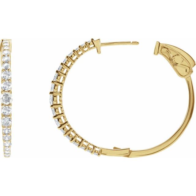 14k-yellow-gold-1-1/3-ctw-natural-diamond--hoop-earrings