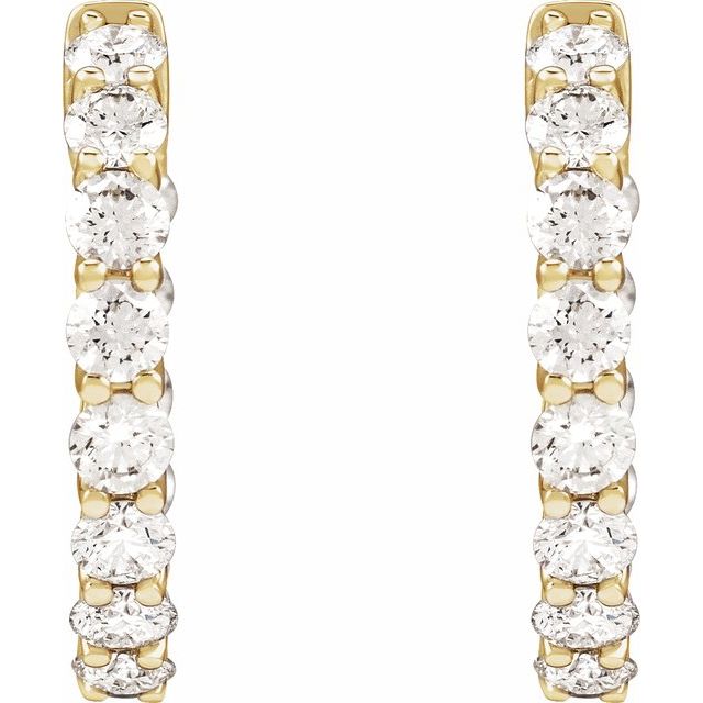 14k-yellow-gold-2-1/5-ctw-natural-diamond-inside-outside--hoop-earrings