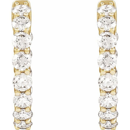 14k-yellow-gold-2-1/5-ctw-natural-diamond-inside-outside--hoop-earrings