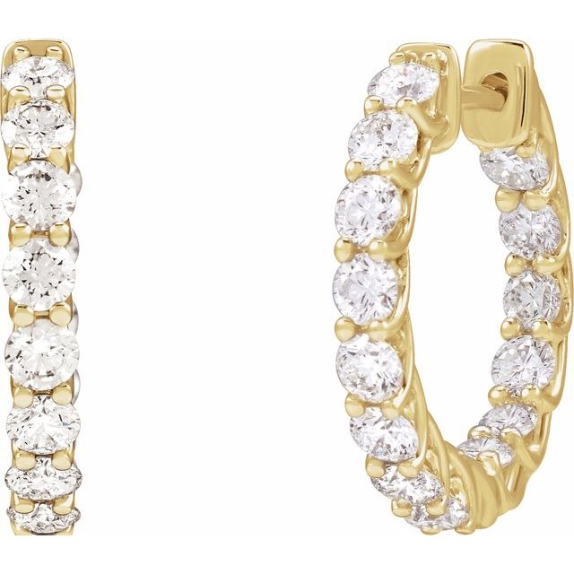 14k-yellow-gold-2-1/5-ctw-natural-diamond-inside-outside--hoop-earrings